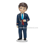 Muñeco de Comunión almirante para tarta