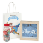 Hucha moderna niño con chuches