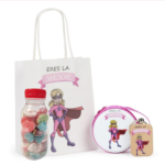 Monedero con llavero y chuches niña