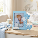 Portafotos niño jirafa