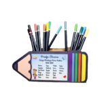 Portalápices en forma de lápiz personalizado