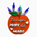 Portalápices en forma de manzana para profes