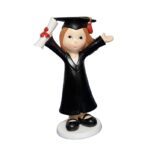 Figura niña graduado