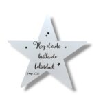 Estrella madera por los que no están