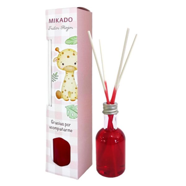 Mikado frutos rojas jirafa