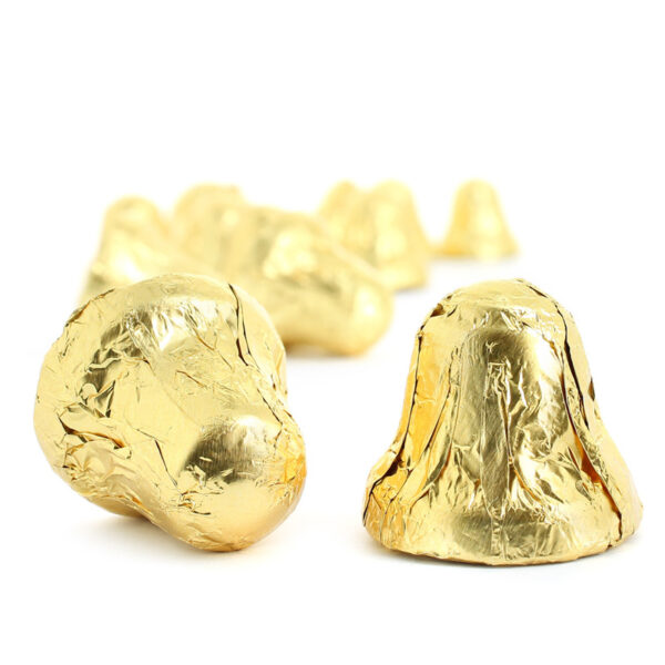 Campanas chocolate oro