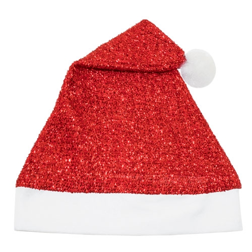 Gorro Navidad Brillo rojo