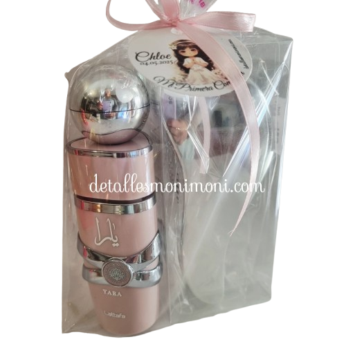 Miniaturas Yara Lattafa con Cepillo y Bálsamo