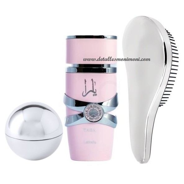 Miniaturas Yara Lattafa con Cepillo y Bálsamo