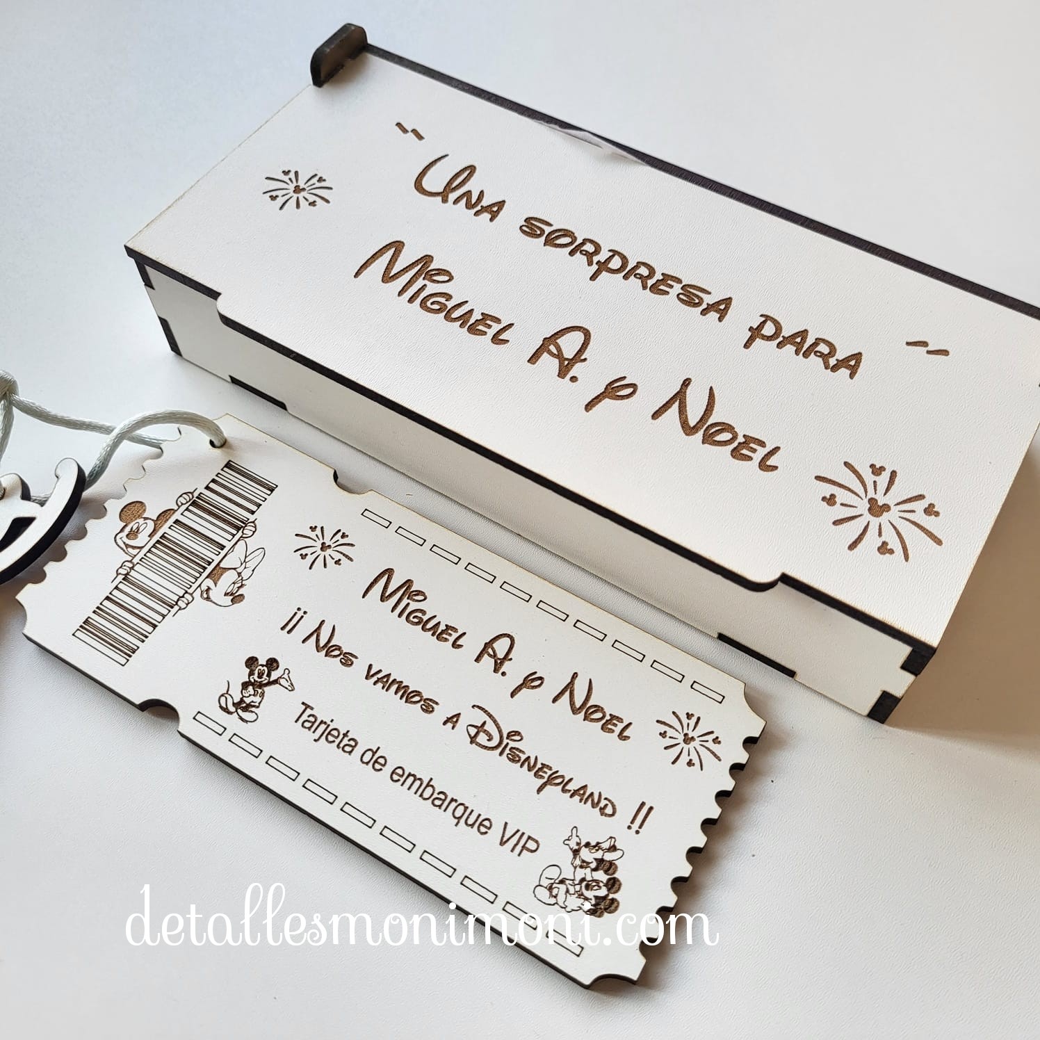 Billete con llave mágica a Dsiney