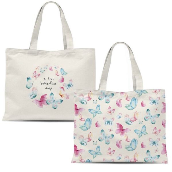 Bolsa Algodón XL Mariposas