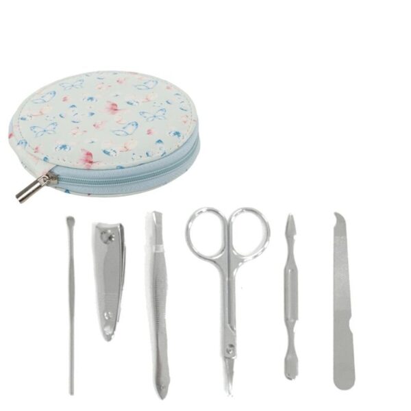 Juego manicura 7 piezas Mariposas