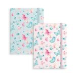 Libreta con goma Mariposas