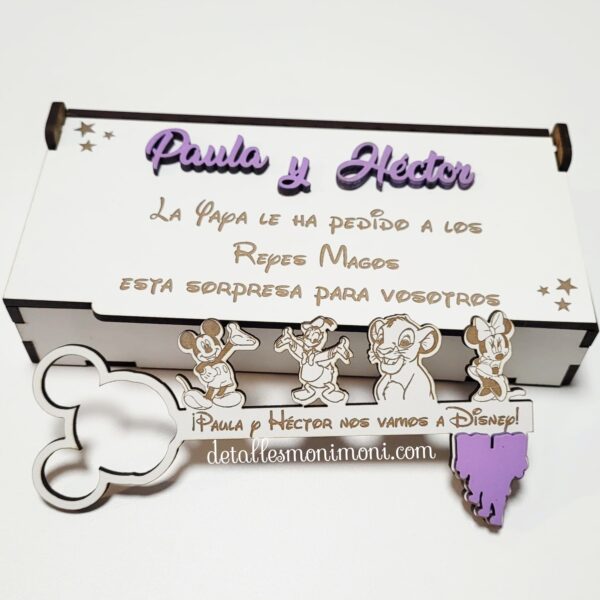 Llave mágica Disney silueta Mickey