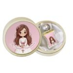 Colonia Comunión niña redonda rosario