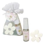 Colonia fresca con flor jabón