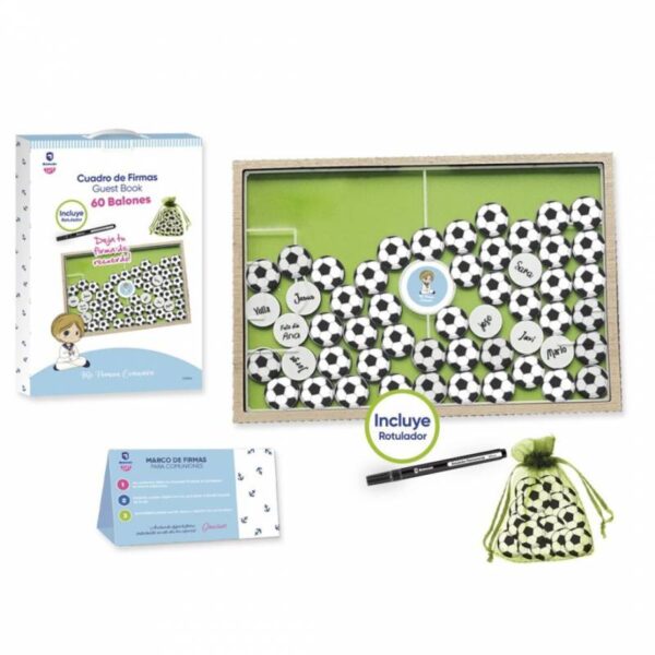 Cuadro firmas Comunión Futbol