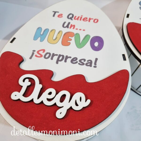 Caja Kinder Bueno Te quiero un huevo...