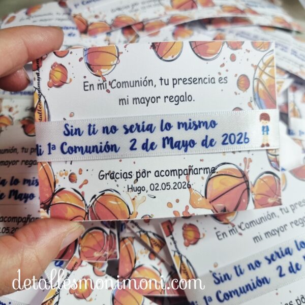 Pulseras Comunión Baloncesto